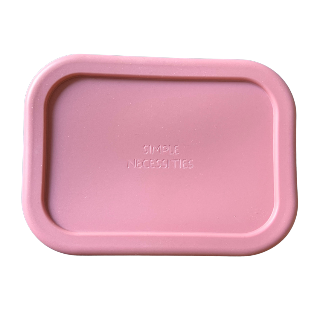 Bento Box Large 3 divisions dusty pink