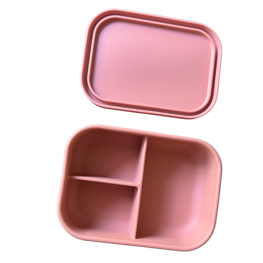 Bento Box Large 3 compartments Dusty Pink