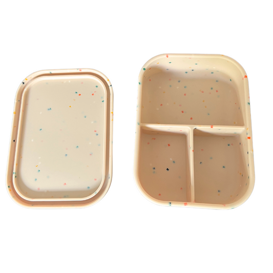 Bento Box lunch and snack 3 compartments - oatmeal