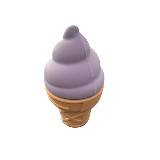 Silicone blueberry ice cream bath toy