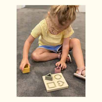 Toddler Silicone Puzzle Shape Sorter