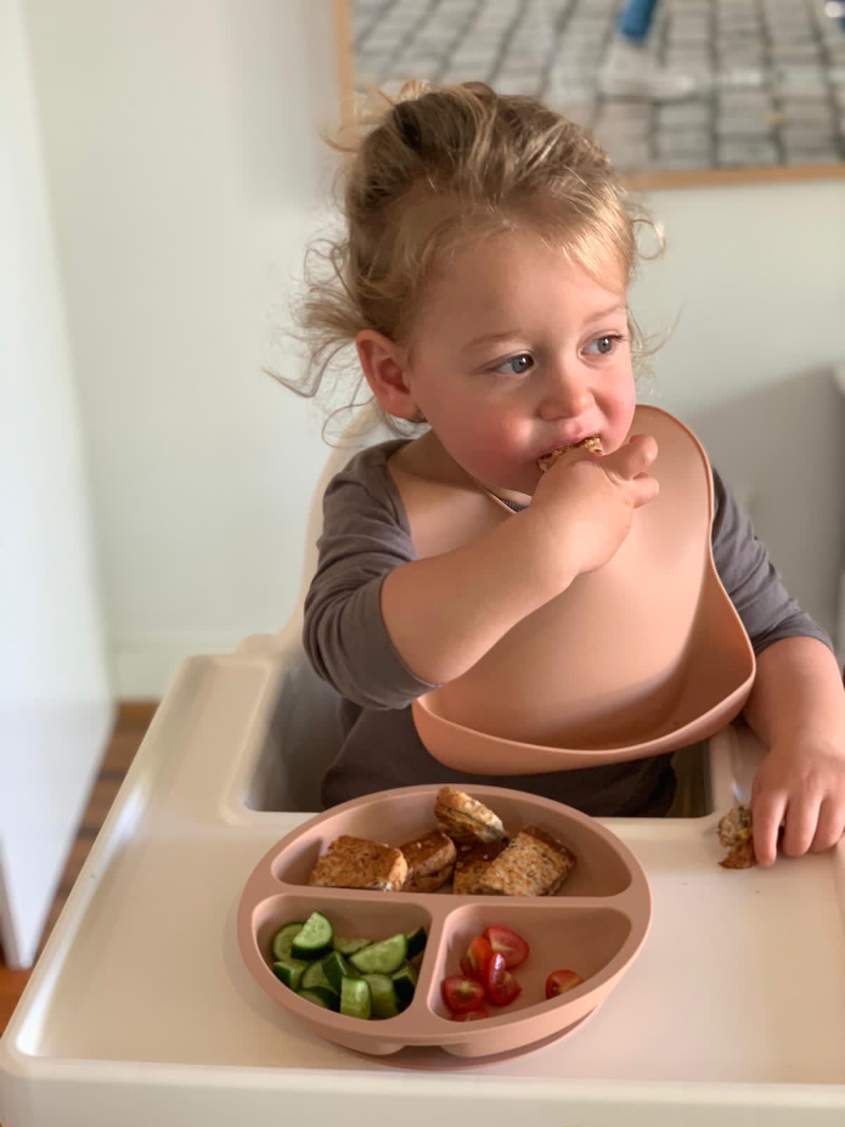 nude silicone bib for toddlers