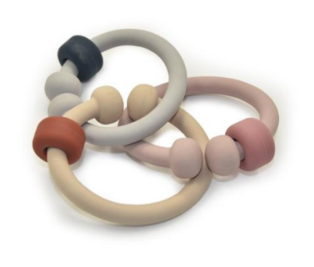 soft silicone link rings for baby