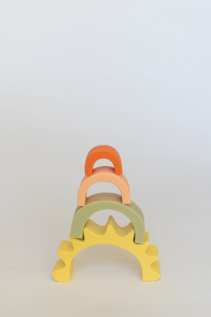Stacker. Sun Rainbow Play Based Learning Toy.
