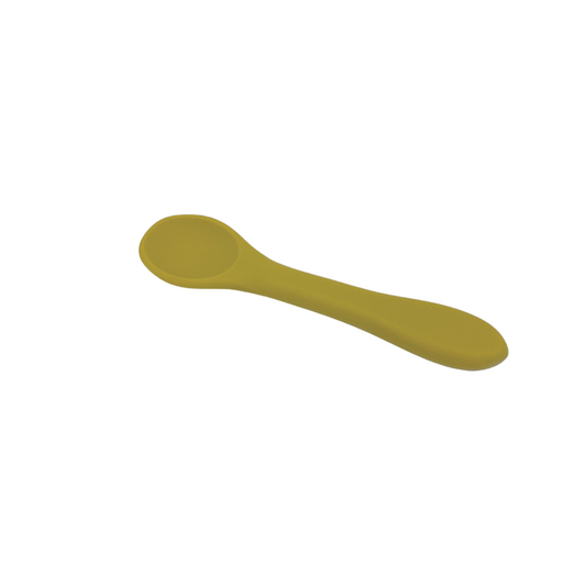 mustard silicone spoon