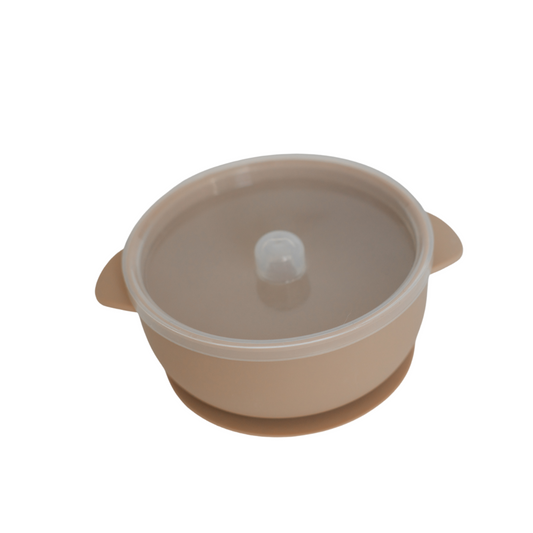 Nude Suction Bowl and Lid I Great for leftovers and picnics