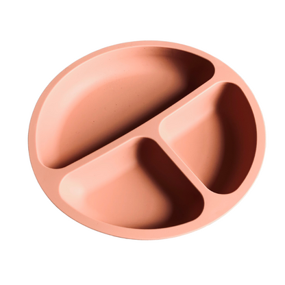 new blush divided suction plate for girls
