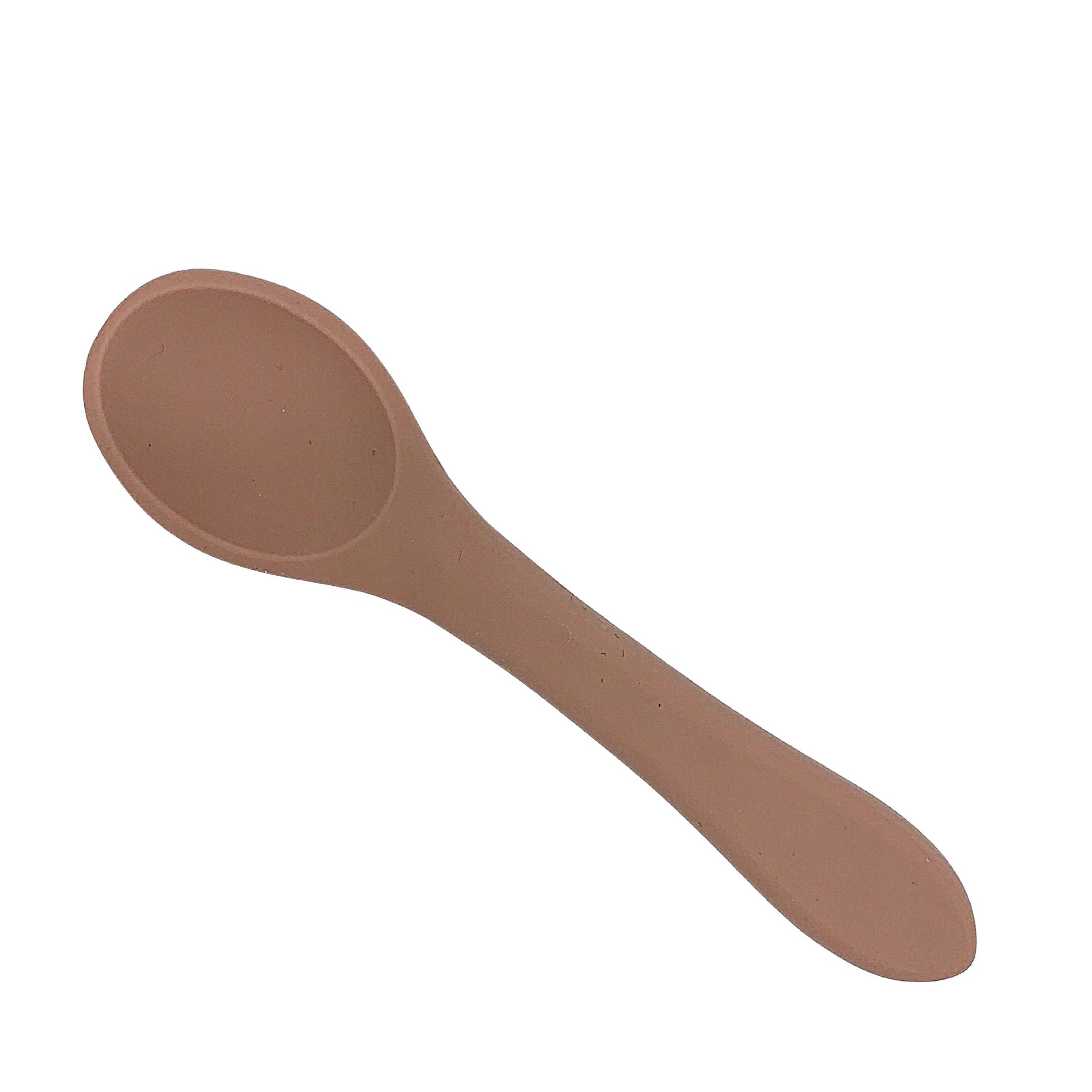 Blush silicone feeding spoon