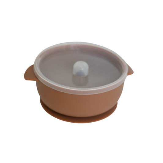Clay Suction Bowl and Lid I Oven, freezer, dishwasher and Microwave Safe
