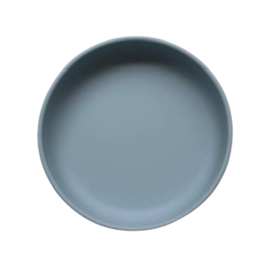 Small Dusty Blue Infant Suction Plate