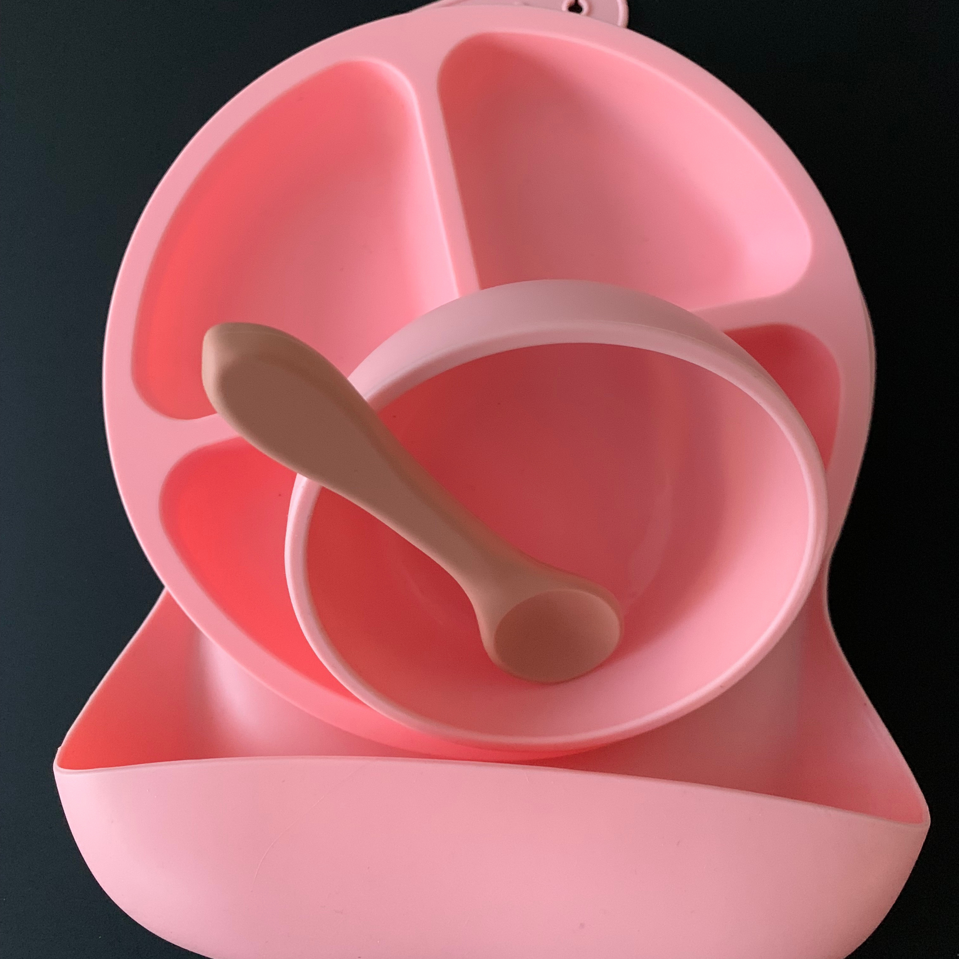 Baby Suction Divided Plate and Bowl set