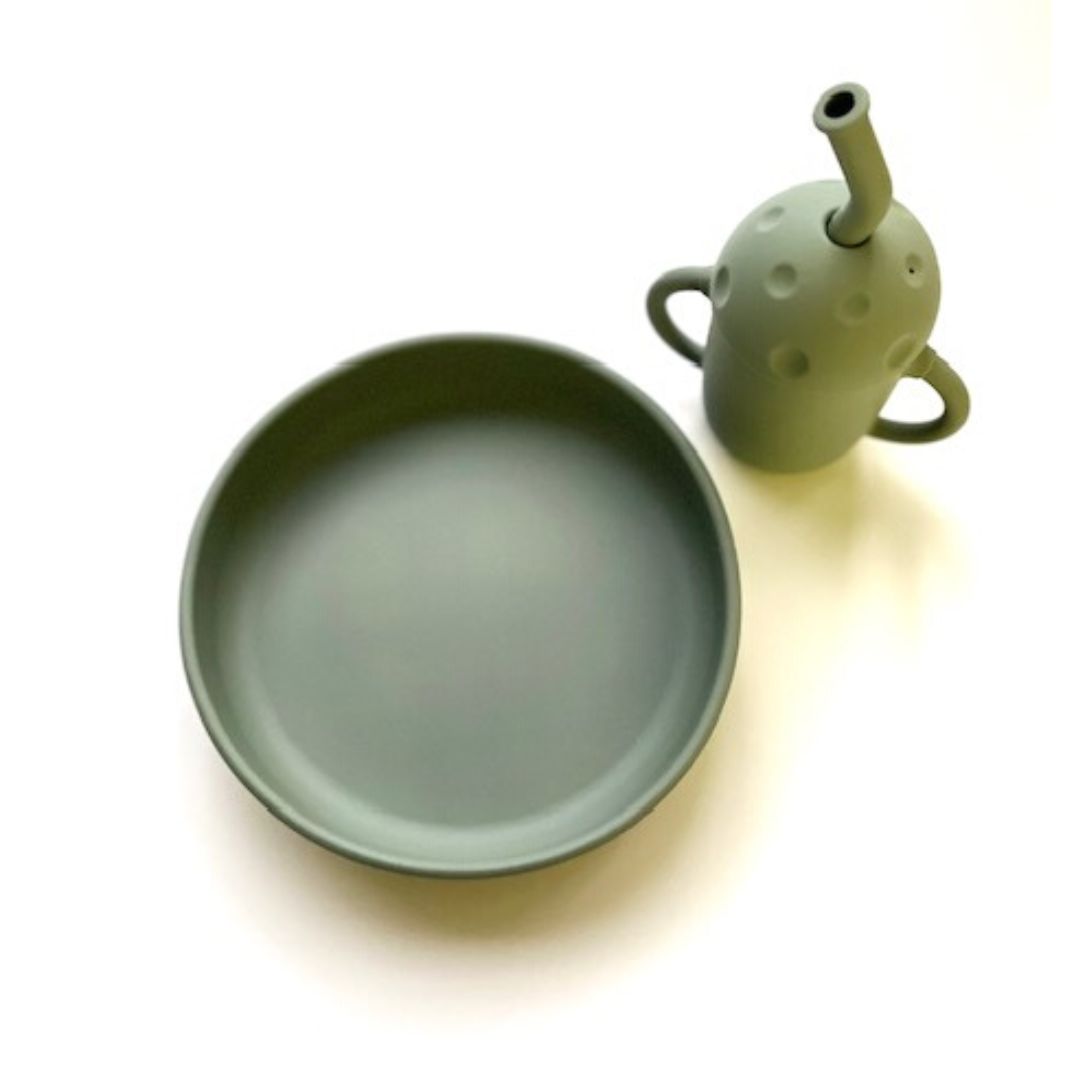 small sage suction plate and first stage sippy cup